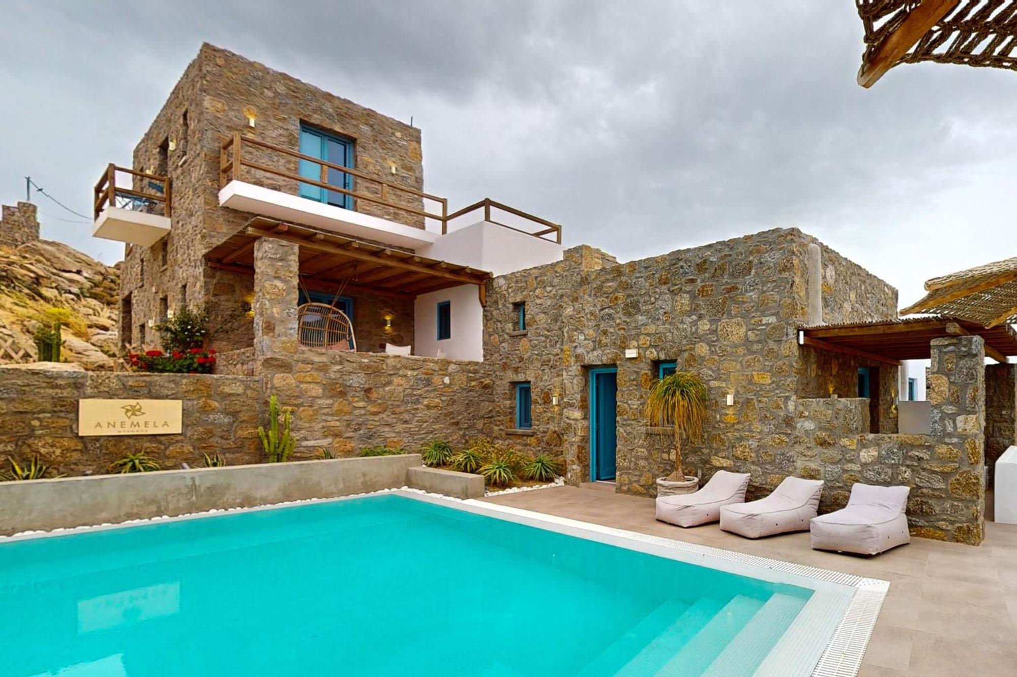 Anemela Villas & Suites Mykonos Agrari  Bagian luar foto